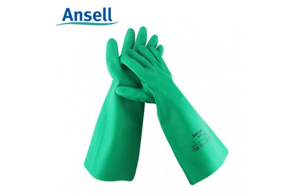 37-165丁腈橡膠防化手套 加厚款