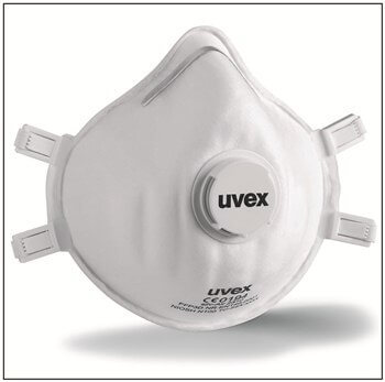 優(yōu)唯斯（UVEX）Silv-Air 2310 罩杯式防塵口罩-廣州陽越勞保用品