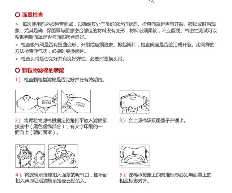 3M 1211 KN90 顆粒物呼吸防護套裝