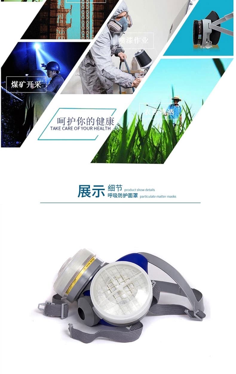 霍尼韋爾B290雙濾盒半面罩--防毒面具供應商